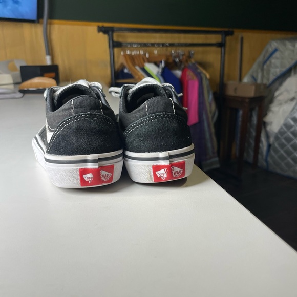 Vans Ward low-top sneakers in black suede and canvas toddler size 11 - Picture 3 of 8